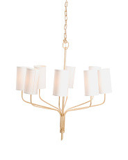 32.75x33.25x35 Juniper 8 Light Hand Worked Iron Chandelier | Lighting | Marshalls | Marshalls