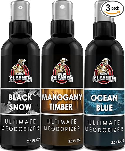 Shoe Deodorizer Spray - Shoe Refresher: Black Snow, Mahogany Timber & Ocean Blue - Shoe Odor Elim... | Amazon (US)