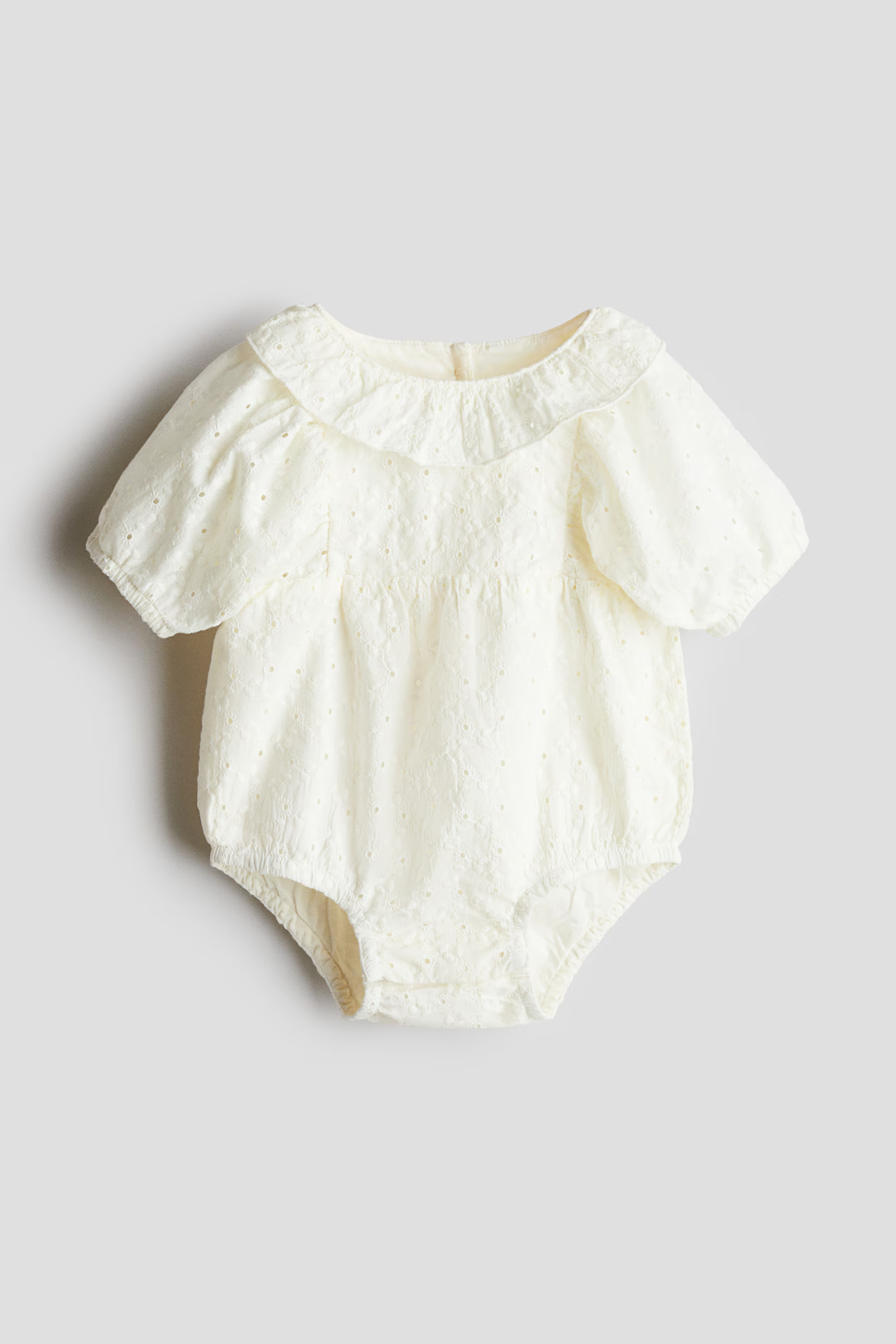 Eyelet Embroidered Romper Suit | H&M (US + CA)