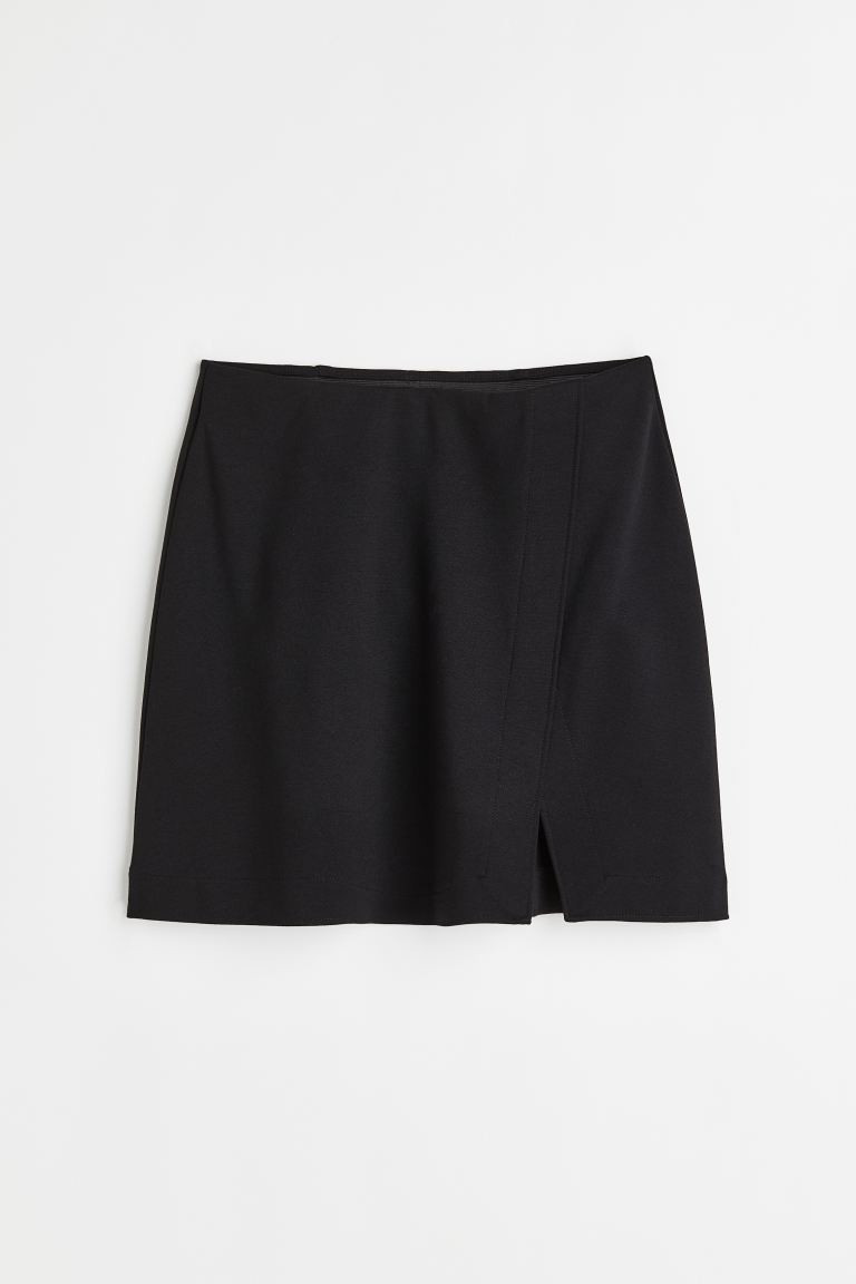 Short Wrap-front Skirt | H&M (US + CA)