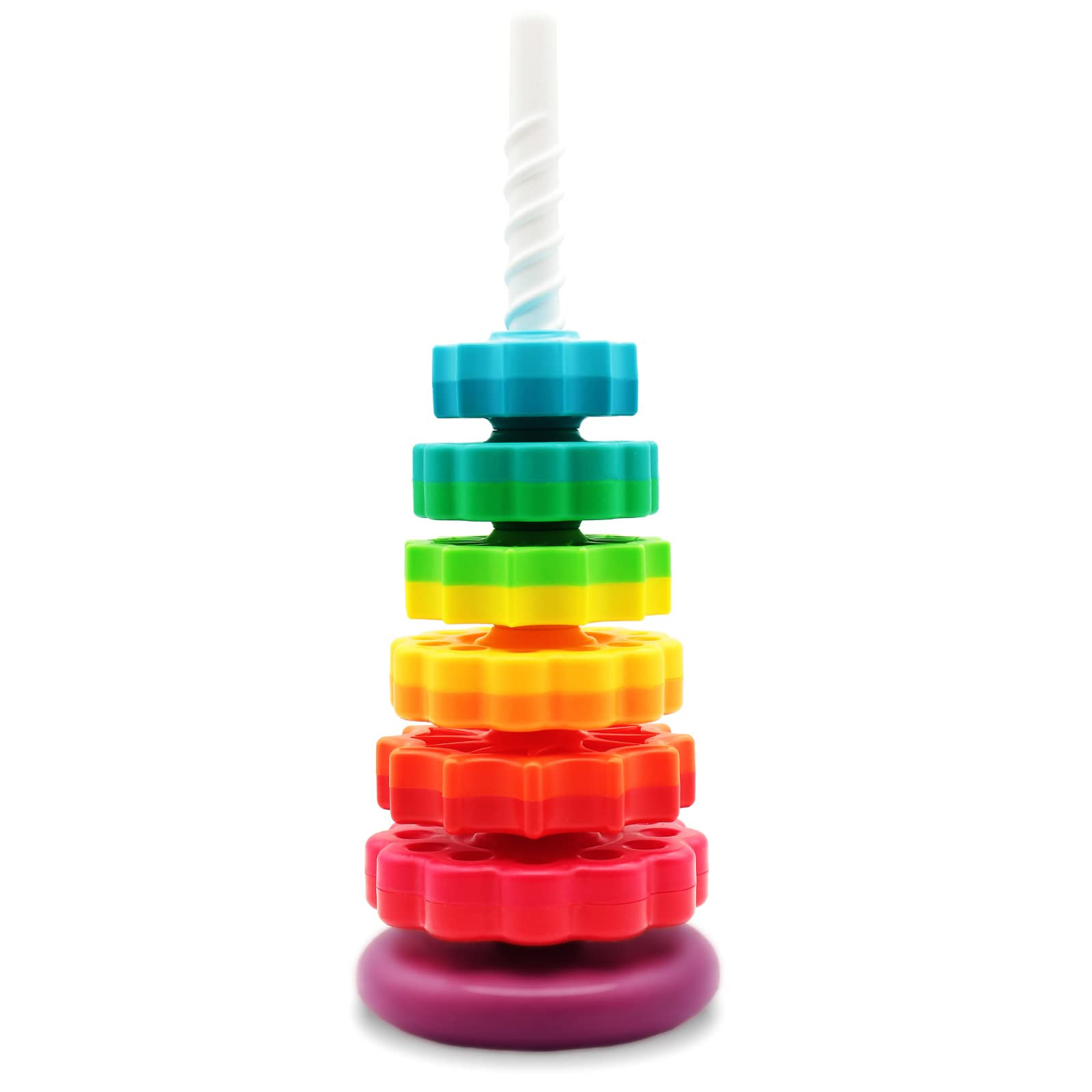 Baby Spin Stack Toy,Premium Stacking Toy for Kids, Spinning Stacking Toy for Babies and Toddlers,... | Amazon (US)