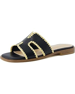 CUSHIONAIRE Women's Voyage slide sandal +Memory Foam, Wide Widths Available | Amazon (US)