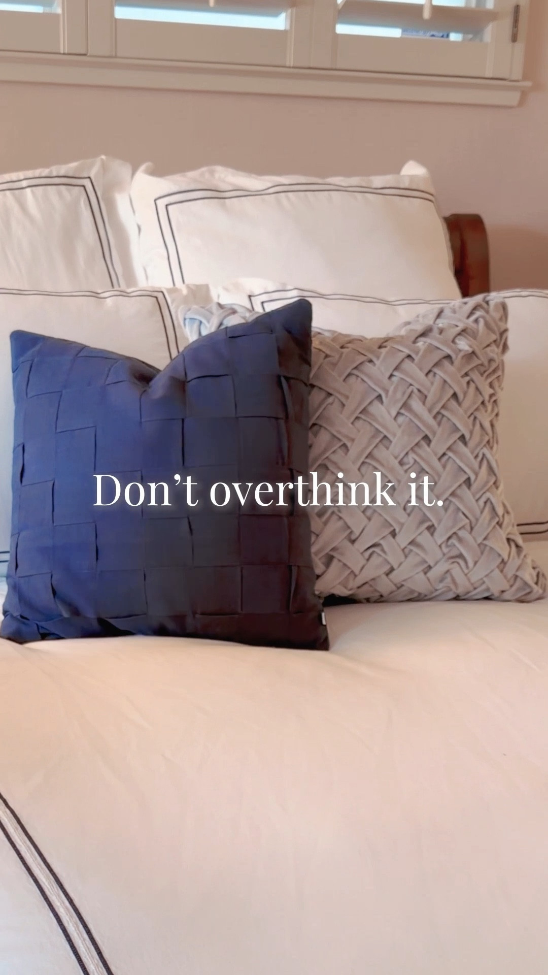 This took 10 seconds. Adding one pillow instantly made the bed feel finished. Sharing the exact pillow (and bedding) here.
 
🏠 I share real-life decor, home finds, and organization for spaces that are pretty, not perfect. 💫

#LTKHome