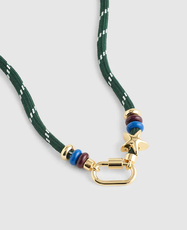 Carabiner Paracord Charm Necklace | Madewell