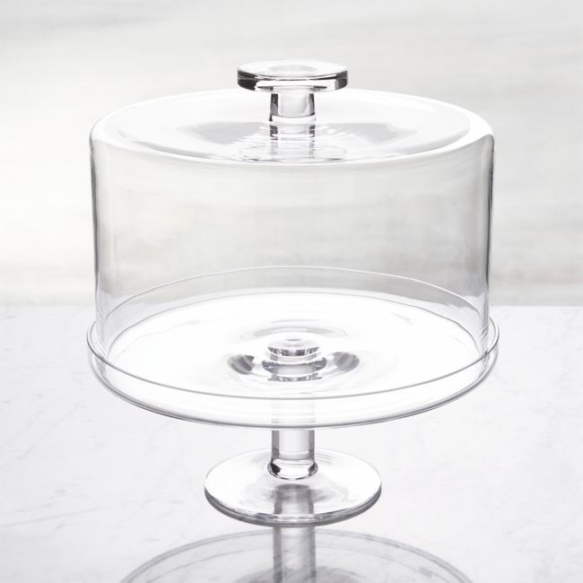 Footed Cake Stand with Dome | Crate & Barrel