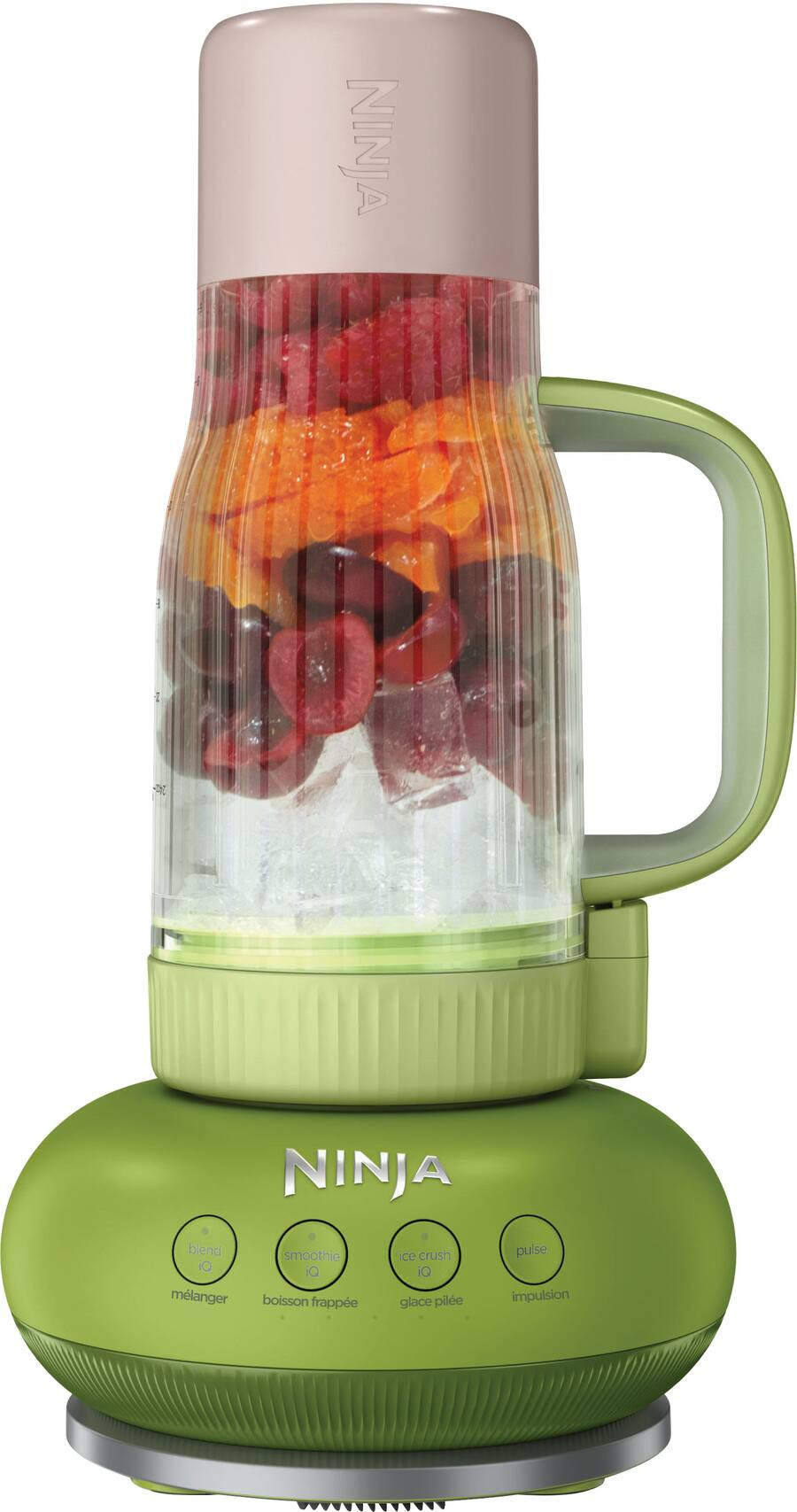 Ninja - BlendBOSS Tumbler Blender with 26oz Travel Tumbler - Watermelon Bubblegum | Best Buy U.S.