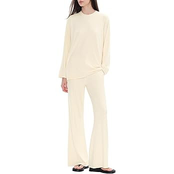 Women's Lounge Sets Two Piece Outfits Matching Set Loose Fit Tracksuits All Day Collection | Amazon (US)