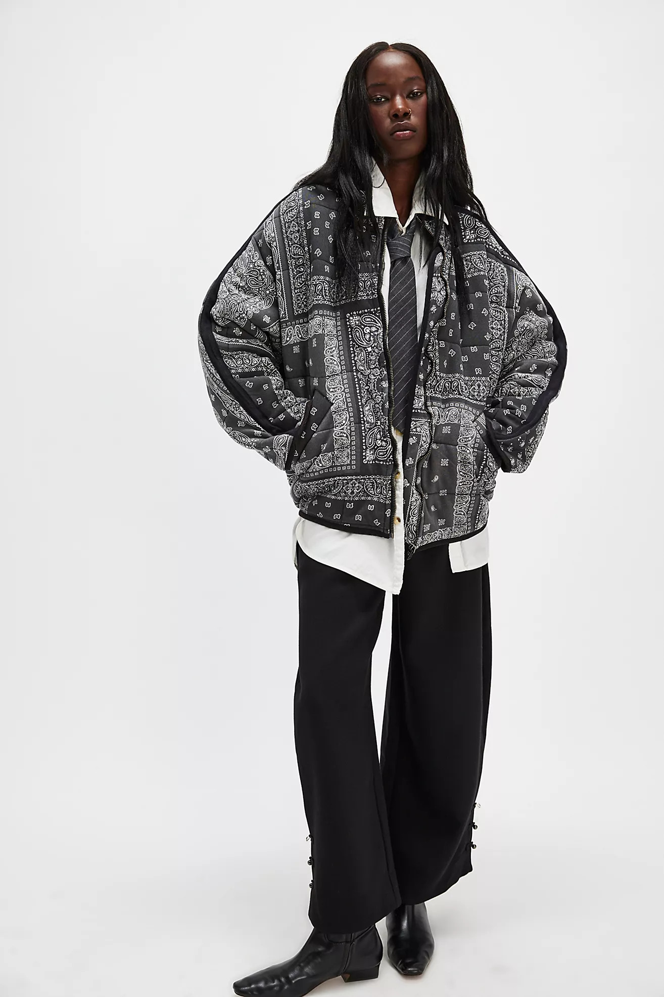 Printed Dolman Quilted Knit Jacket | Free People (UK)