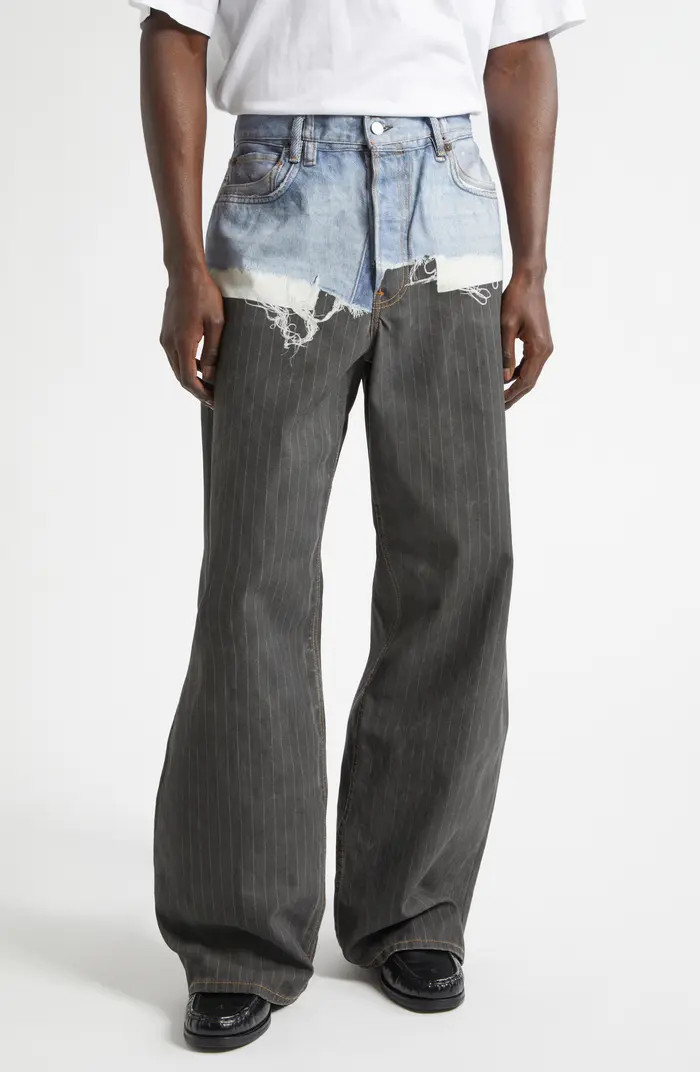 1981 Loose Fit Trompe l'Oeil Pinstripe Jeans | Nordstrom