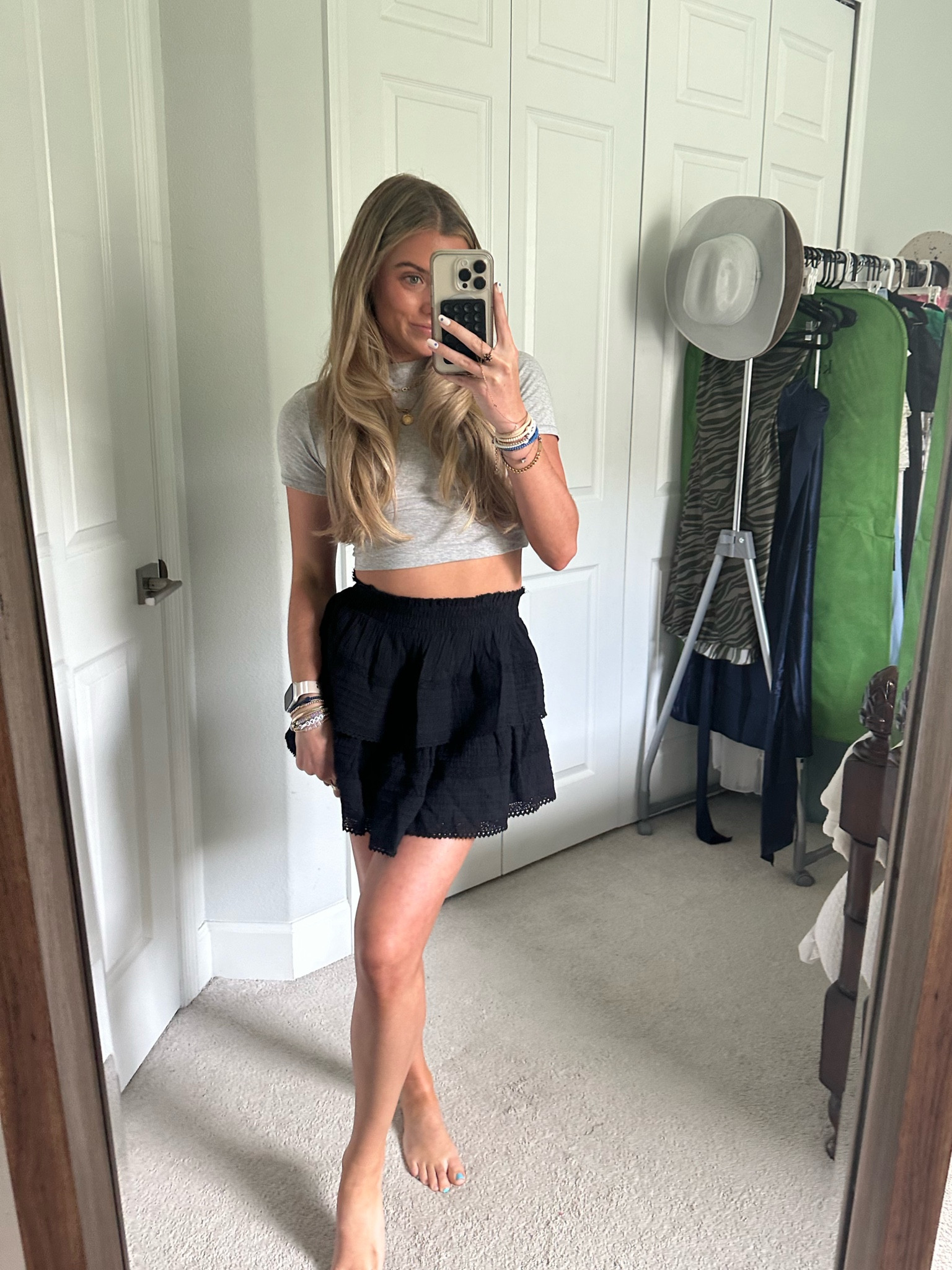 Aerie Rock n Ruffle Mini Skirt size XS. It's all in the pretty deets! Ruffles, lace & smocking make this mini your newest must-have, must-LOVE! Light and airy crinkle gauze fabric (ah-mazing for spring and summer days) Lined for extra coverage. Smocked waistband. #aerie #aeriehaul #springfashion #springstyle #summerstyle #summerfashion #tryonhaul #tryon #tryonwithme #trendyoutfits #trendyclothes #styleinspo #trending #currentfashiontrend #fashiontrends #2024trends #aerienewarrivals 

#LTKFestival #LTKfindsunder50 #LTKsalealert