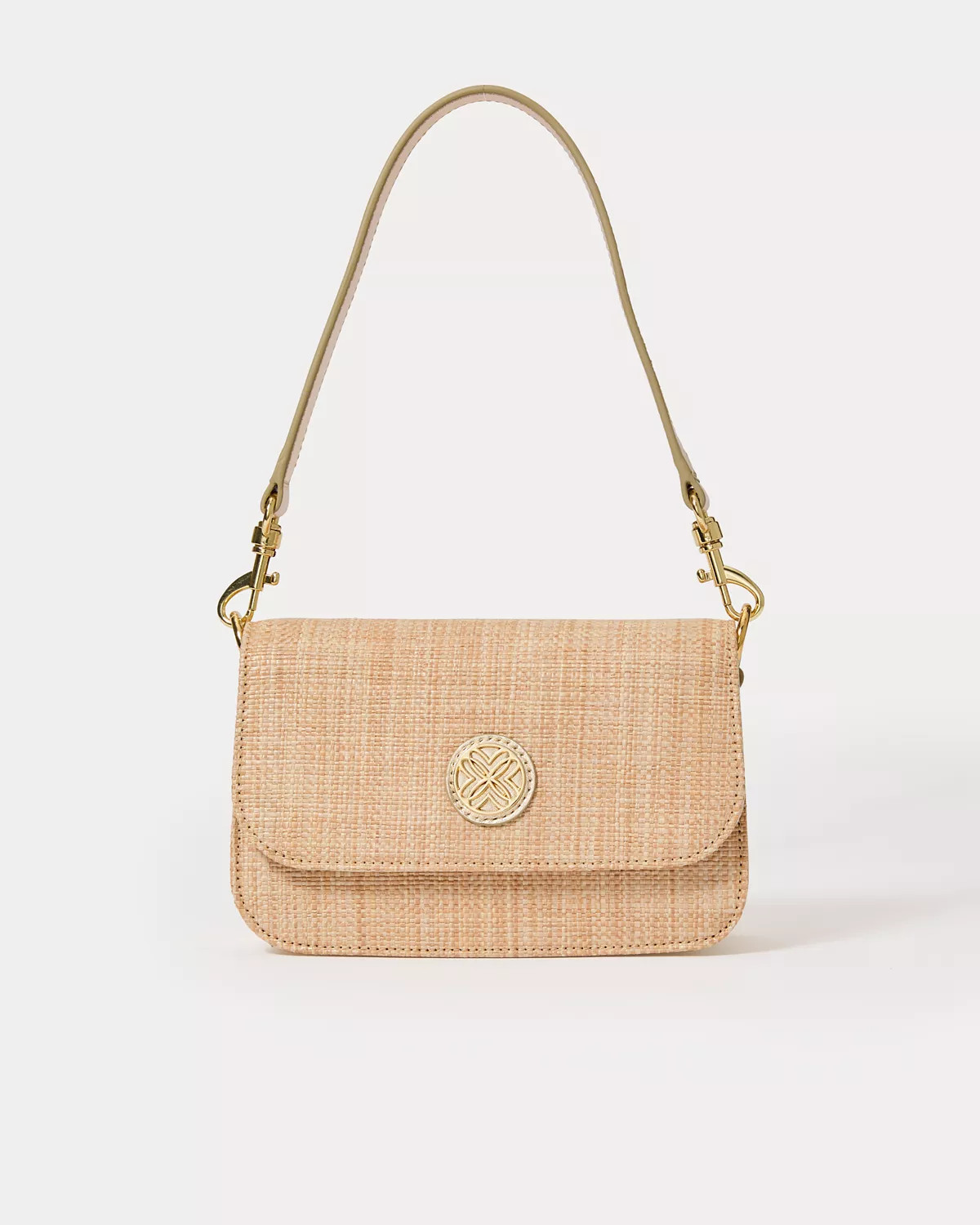 Paley Straw Shoulder Bag | Lilly Pulitzer