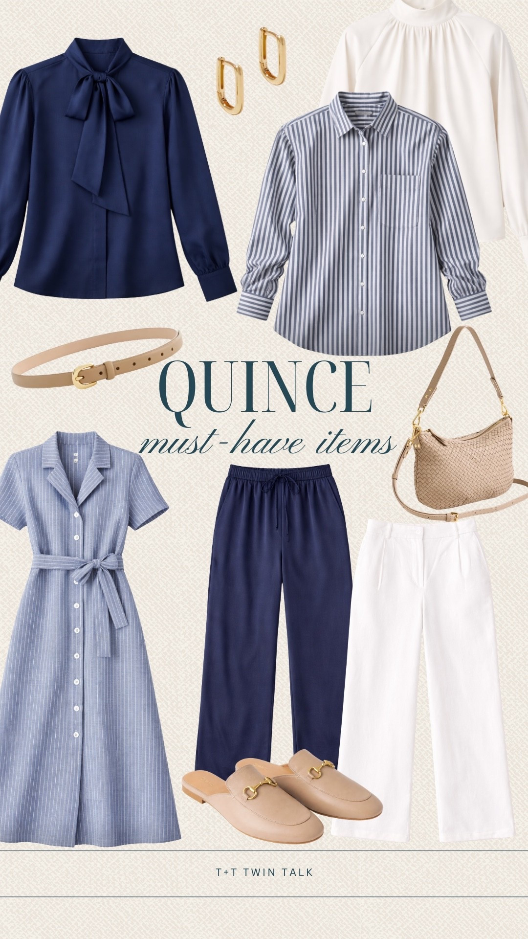These Quince picks are perfect do add to your closet! From simple striped dresses to comfortable navy pants! You can mix and match these pieces for a classic look!

#LTKMidsize #LTKSeasonal #LTKOver40