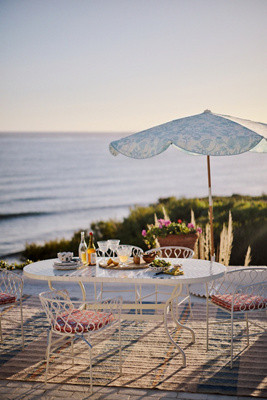 The Amalfi Beach Umbrella | Anthropologie (US)