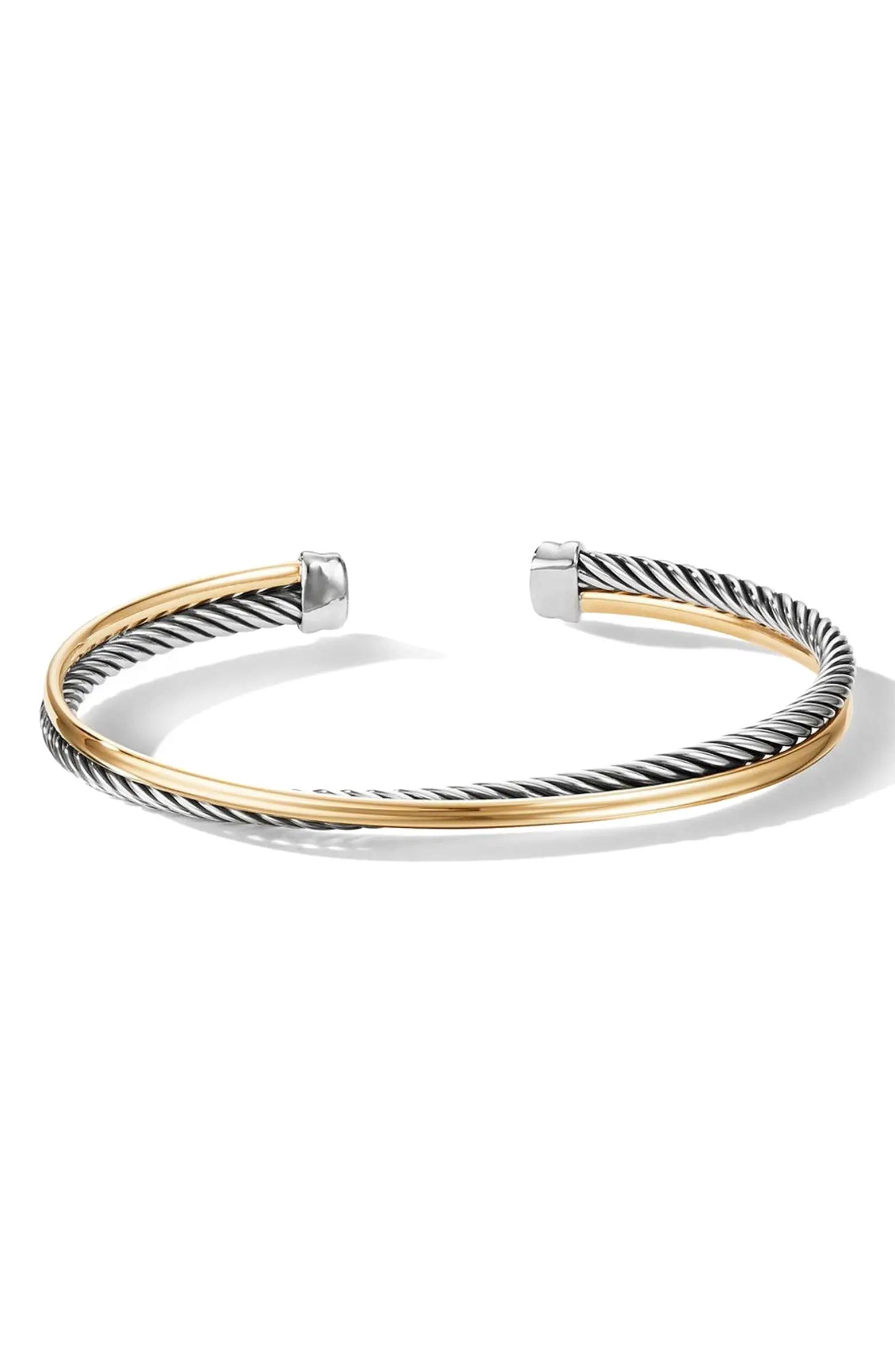 Crossover Bracelet with 18K Gold | Nordstrom