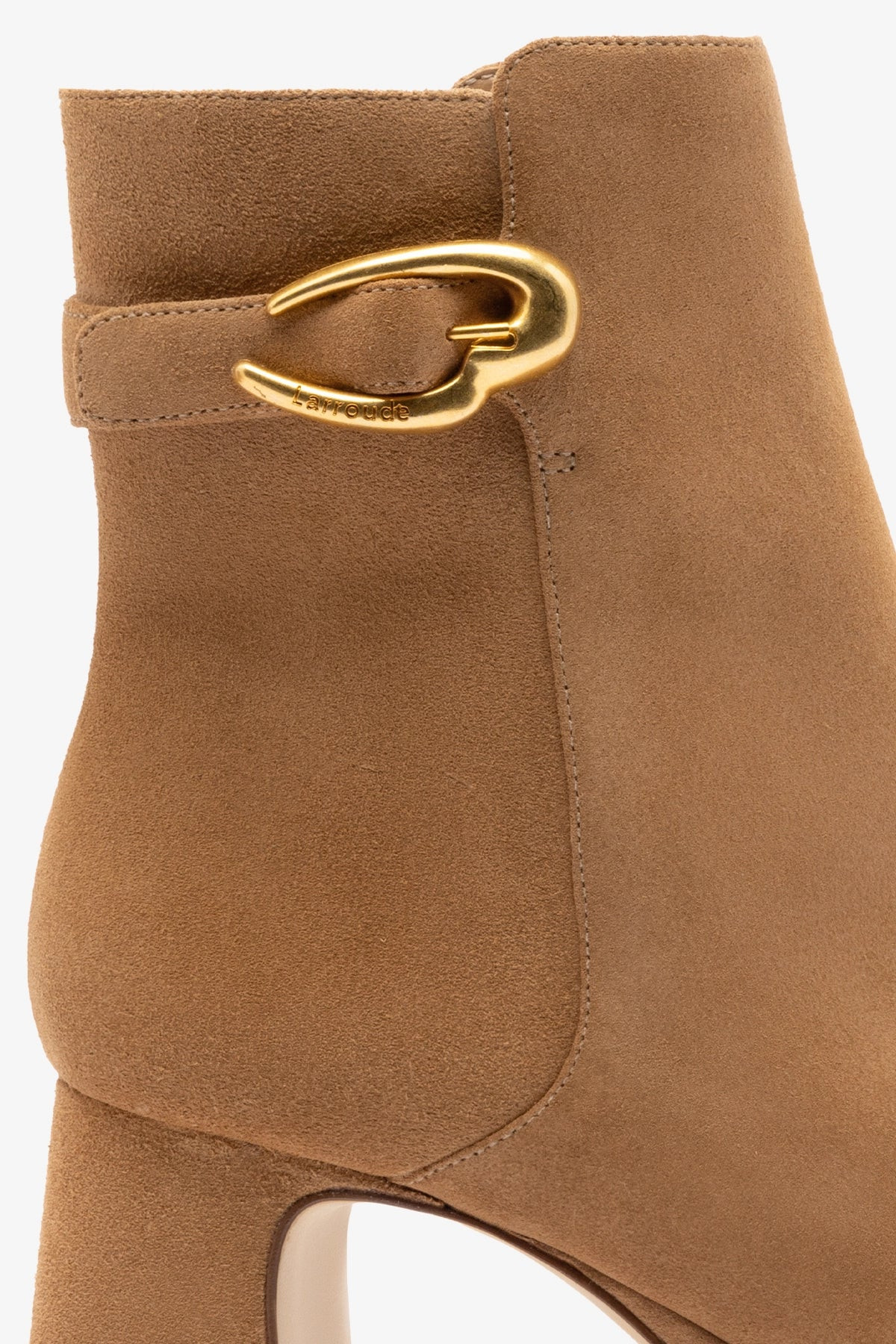 Dolly Verona Low Boot In Peanut Suede | Larroude