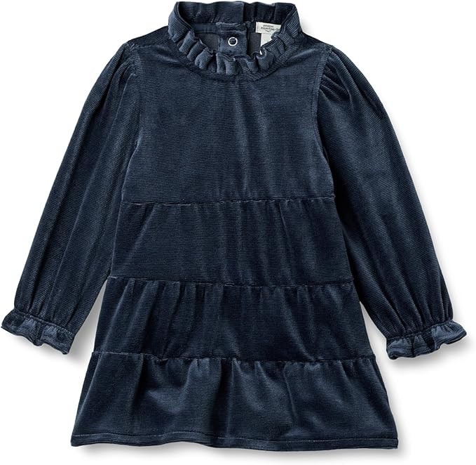 Amazon Essentials x Sofia Grainge Toddlers and Baby Girls' Long Sleeve Corduroy Dress | Amazon (US)