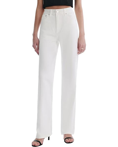 SGIVL White Jeans Women Wide Leg Baggy Trendy High Waisted Jeans Plus Size Y2K Trendy Denim Pants... | Amazon (US)