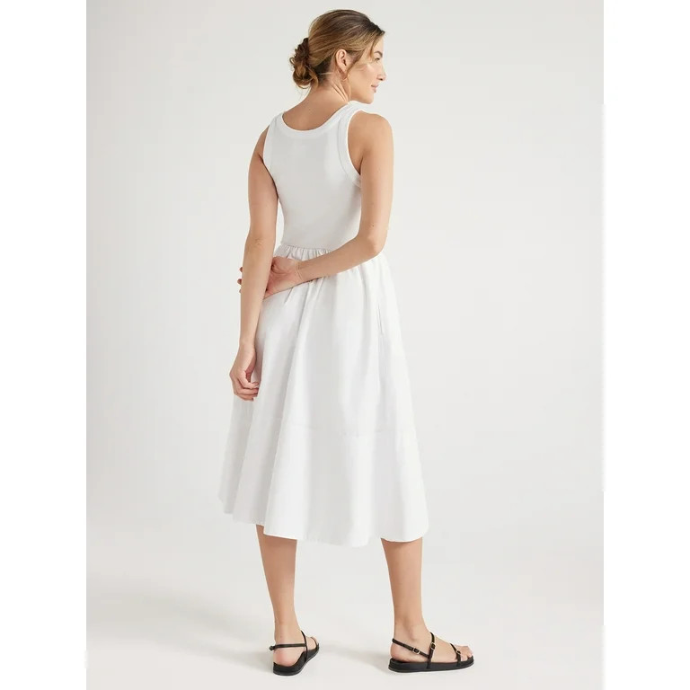 Free Assembly Women's Mixy Tank Dress, Sizes XS-XXL | Walmart (US)