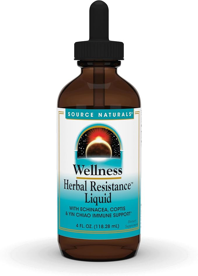 Source Naturals Wellness Herbal Resistance Liquid Immune Defense Supplement & Immunity Booster wi... | Amazon (US)