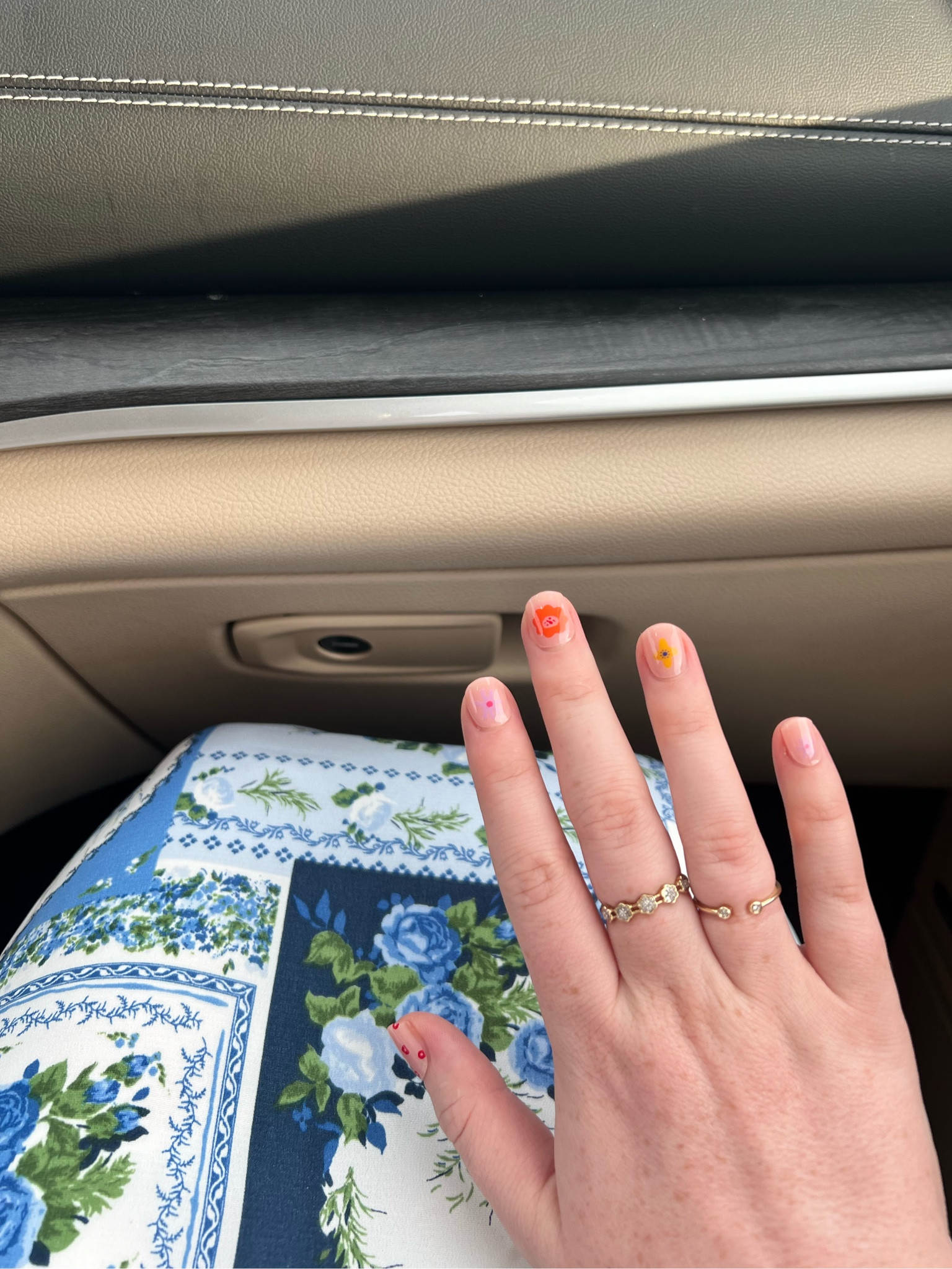 Date night nails and rings 
Abercrombie skirt 

#LTKSummerSales #LTKMidsize #LTKSaleAlert