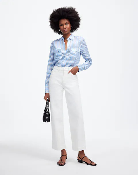 The Perfect Vintage Wide-Leg Crop Jean | Madewell | Madewell