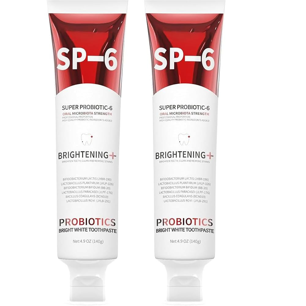 2PCS Sp 6 Probiotic Toothpaste Whitening Sp-6 Probiotics Whitening Toothpaste Fresh Flavor and Gu... | Amazon (US)