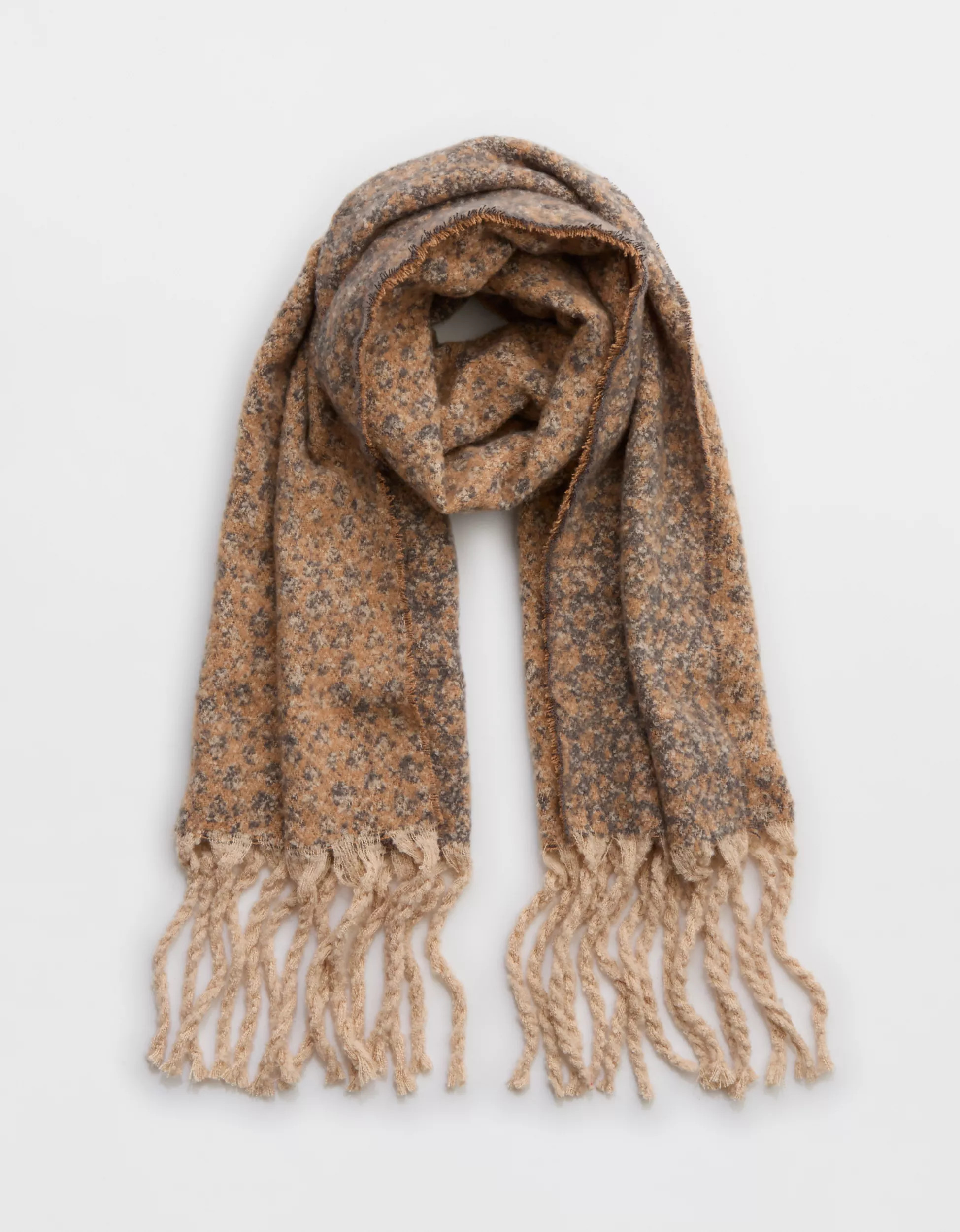 Aerie Jacquard Leopard Scarf | Aerie