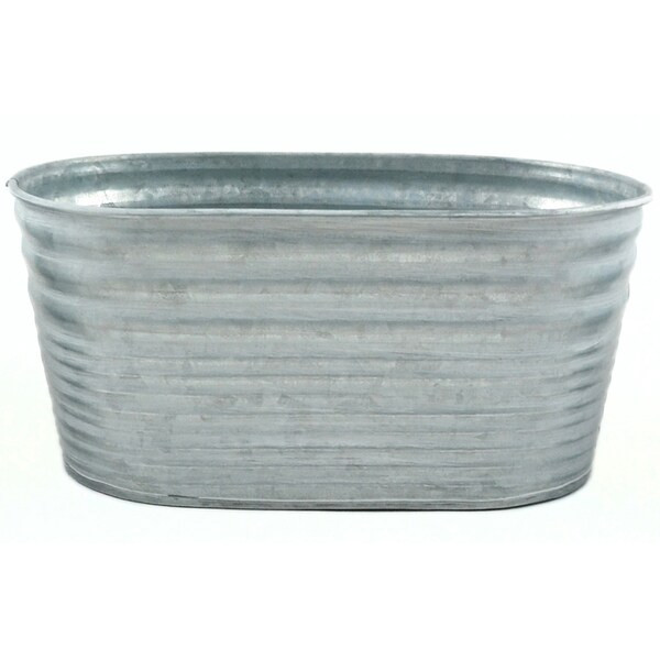 Galvanized Tin Oblong Container | Bed Bath & Beyond