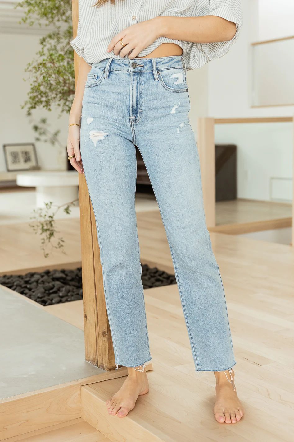 Megan Straight Leg Jeans | Bohme