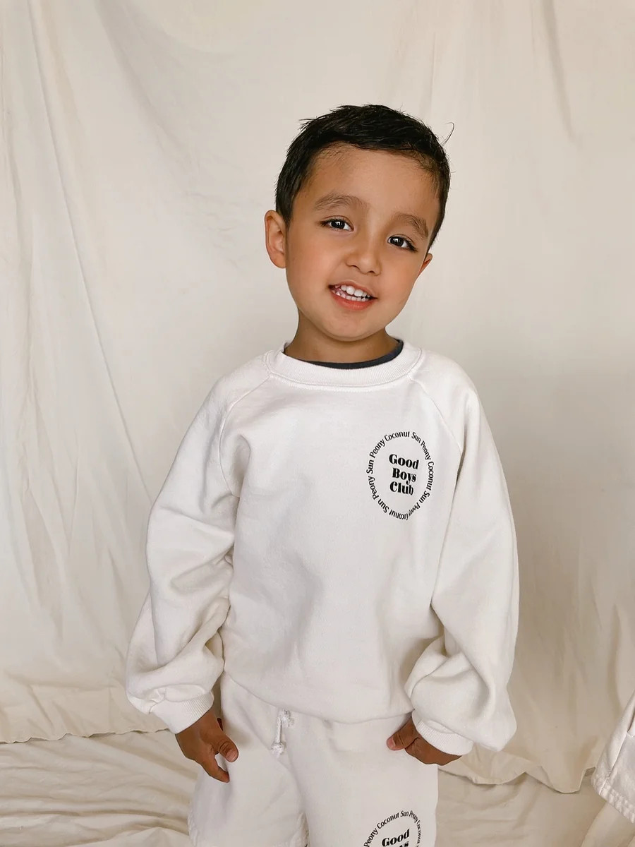 SPC GOOD BOYS CLUB SWEATSHIRT | Sun Peony Coconut