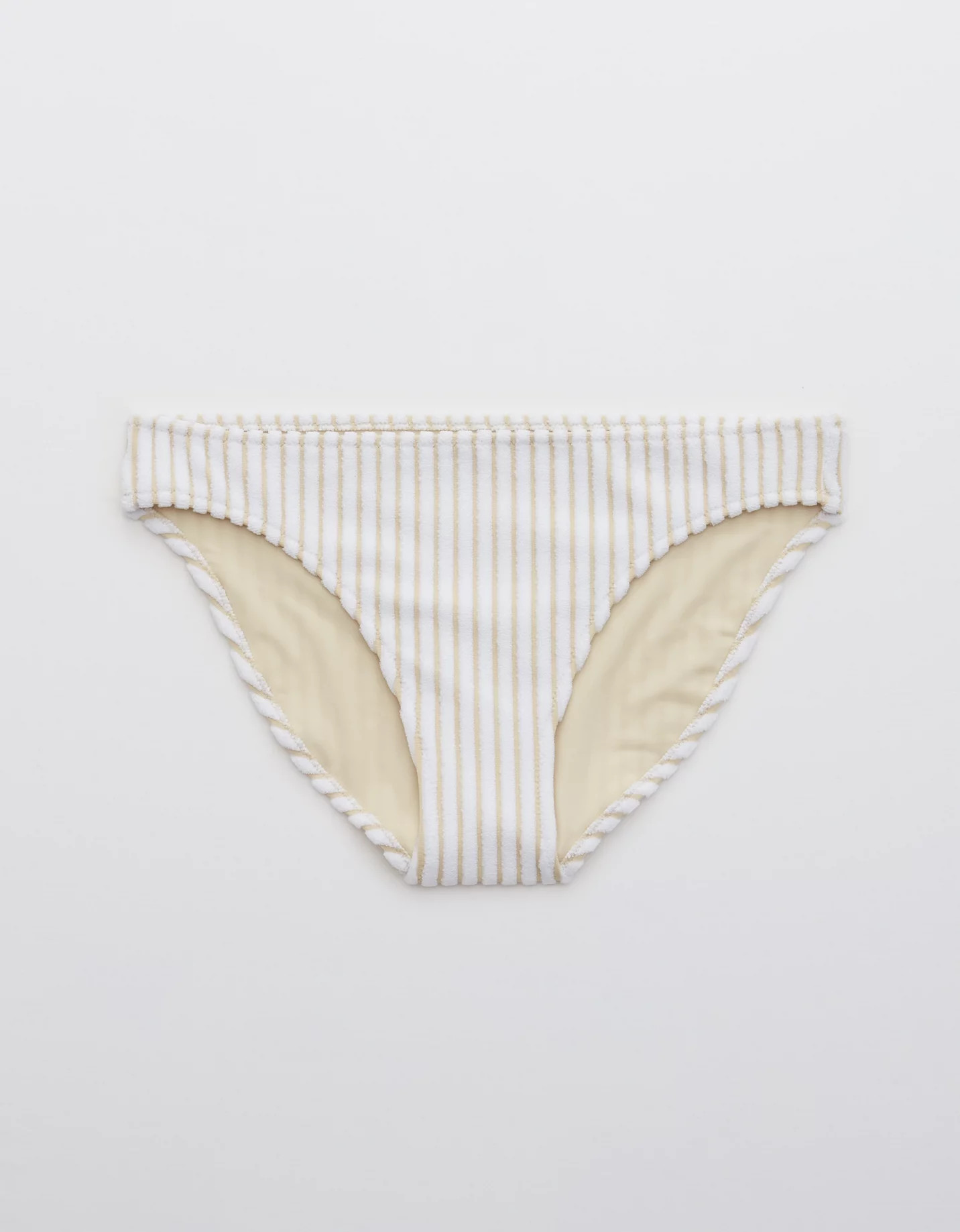 Aerie Terry Striped Bikini Bottom | American Eagle Outfitters (US & CA)