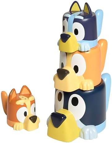 TOMY Toomies Bluey Bath Toys - Bluey's Family Pourers - Includes Chilli, Bandit, Bingo and Bluey ... | Amazon (US)