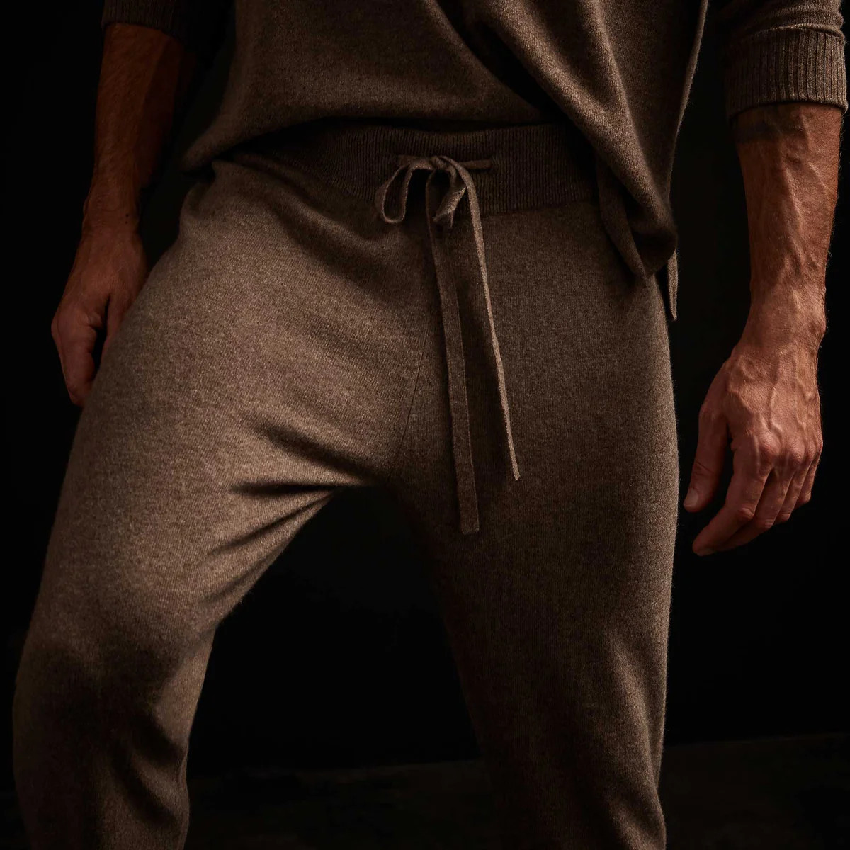 Recycled Cashmere Sweatpant - Brown Stone | James Perse (US)