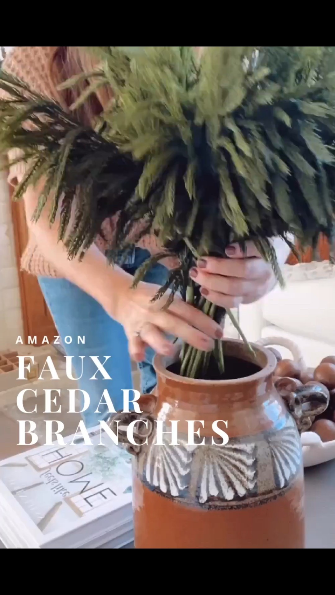 Time to change out my coffee table branches. These faux cedar branches are perfect for Thanksgiving, Christmas and all throughout the winter season! 

#christmas #holiday #home #decor

#LTKHome #LTKHoliday #LTKCyberWeek