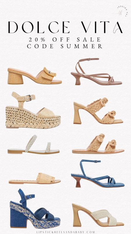 Dolce Vita 20% off sale code SUMMER, dolce vita sale, summer sandals 

#LTKSaleAlert #LTKFindsUnder50 #LTKFindsUnder100