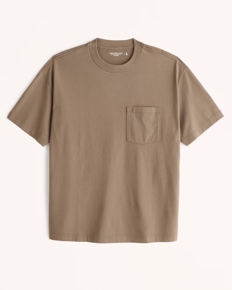 Essential Oversized Pocket Tee | Abercrombie & Fitch (US)