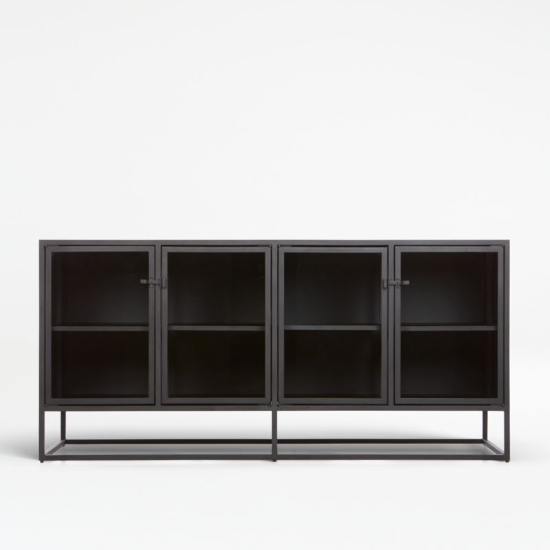 Casement Black Large Sideboard + Reviews | Crate & Barrel | Crate & Barrel