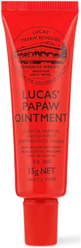 Lucas Papaw Ointment – 15g Tube with Lip Applicator – Multi-Purpose Balm for Chapped Lips, Mi... | Amazon (US)