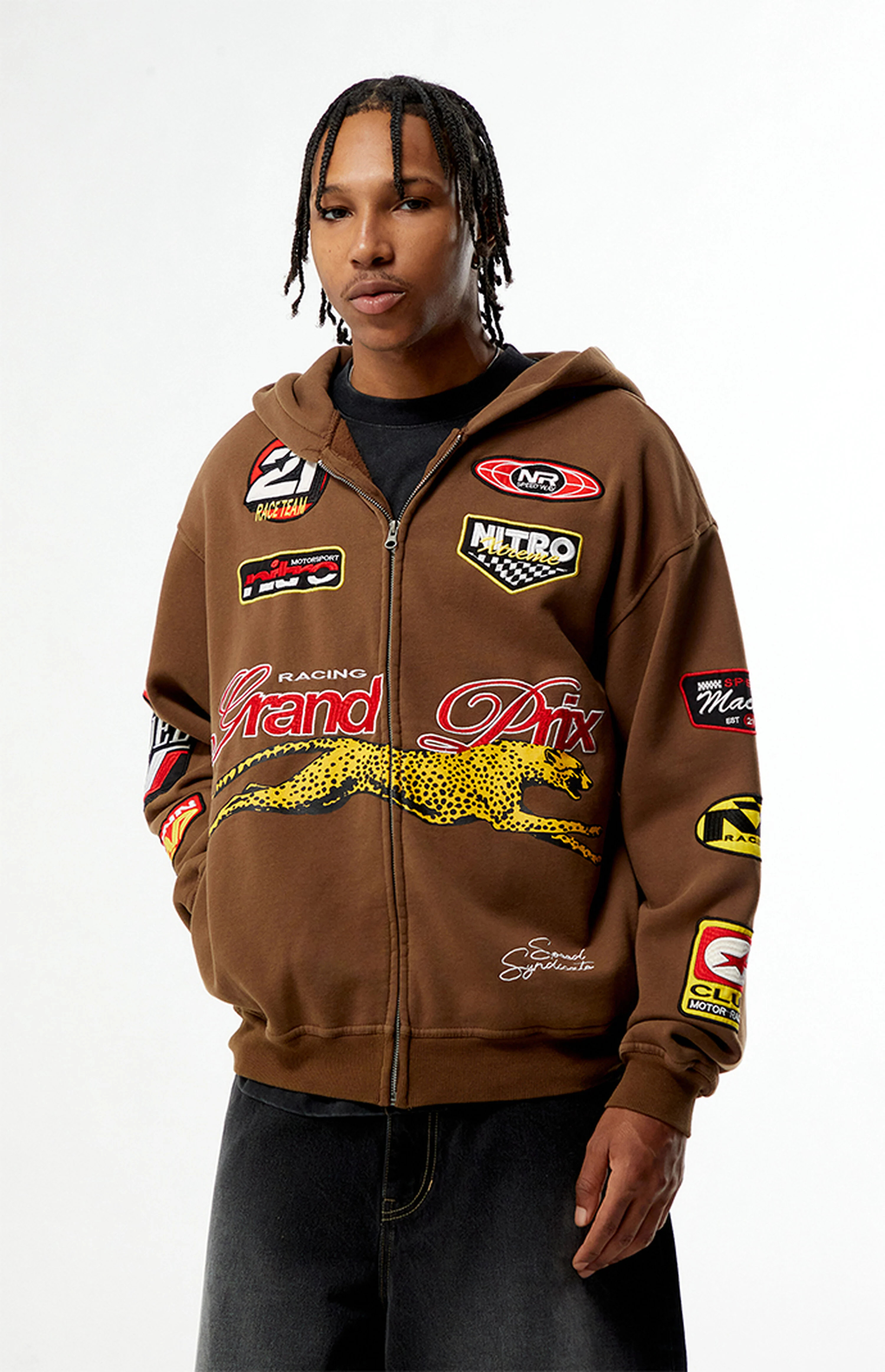 Pacsun Grand Prix Full Zip Hoodie | PacSun