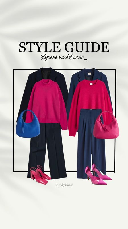 Fall color combo to try : navy blue and hot pink 💘

#styledbyKyzané #styleguides #LTKstyletips #midsizestyle

#LTKeurope #LTKfit #LTKworkwear