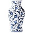 Blue and White Porcelain Décor, Blue and White Vase, Blue Vase, Chinoiserie Vase, Blue and White... | Amazon (US)