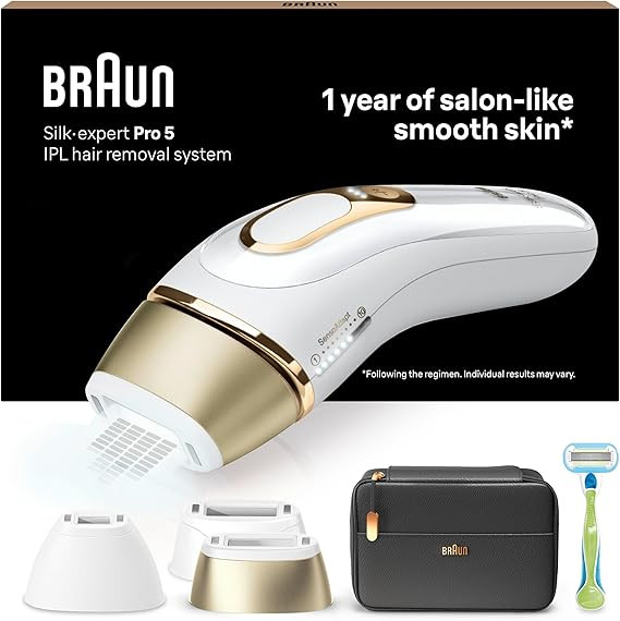 Braun IPL Hair Removal Silk Expert Pro 5, Hair Removal Device with Venus Razor, Alternative for L... | Amazon (UK)