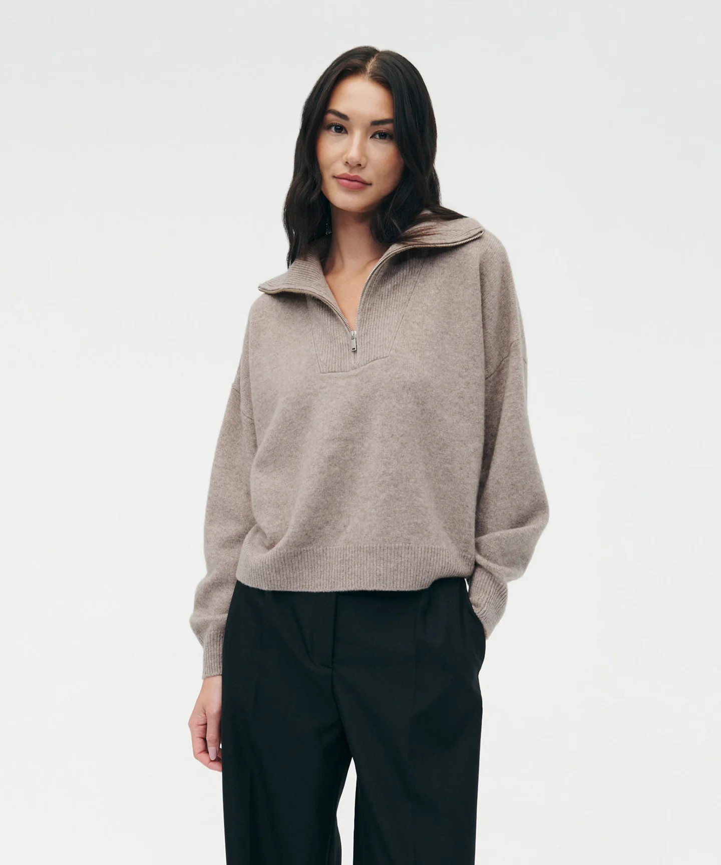 Luxe Cashmere Quarter Zip | NAADAM
