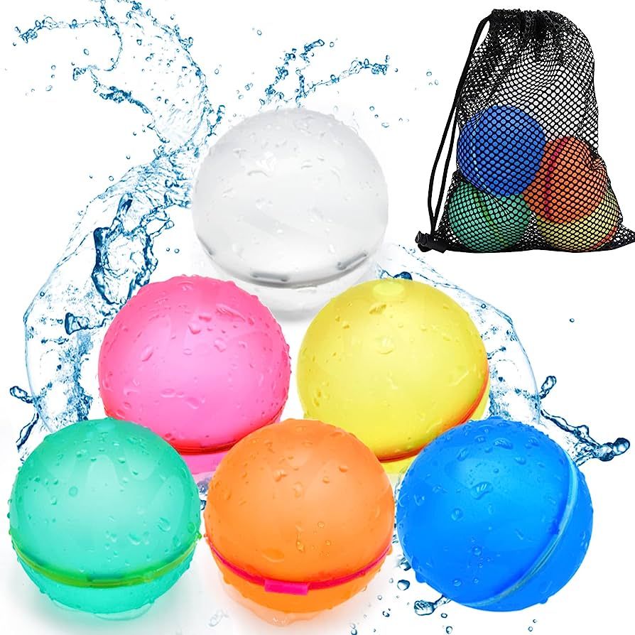 SOPPYCID Reusable Water Bomb balloons, Summer Toy Water Toy for Boys and Girls, Pool Beach Toys f... | Amazon (US)