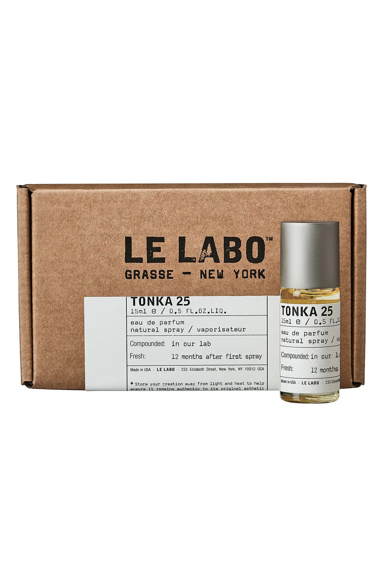 Le Labo Tonka 25 Eau de Parfum Natural Spray at Nordstrom, Size 0.5 Oz | Nordstrom