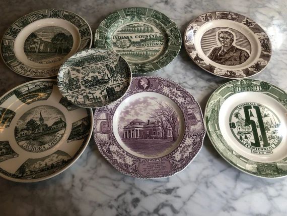 Vintage Souvenir Plates YOU PICK! | Etsy (US)