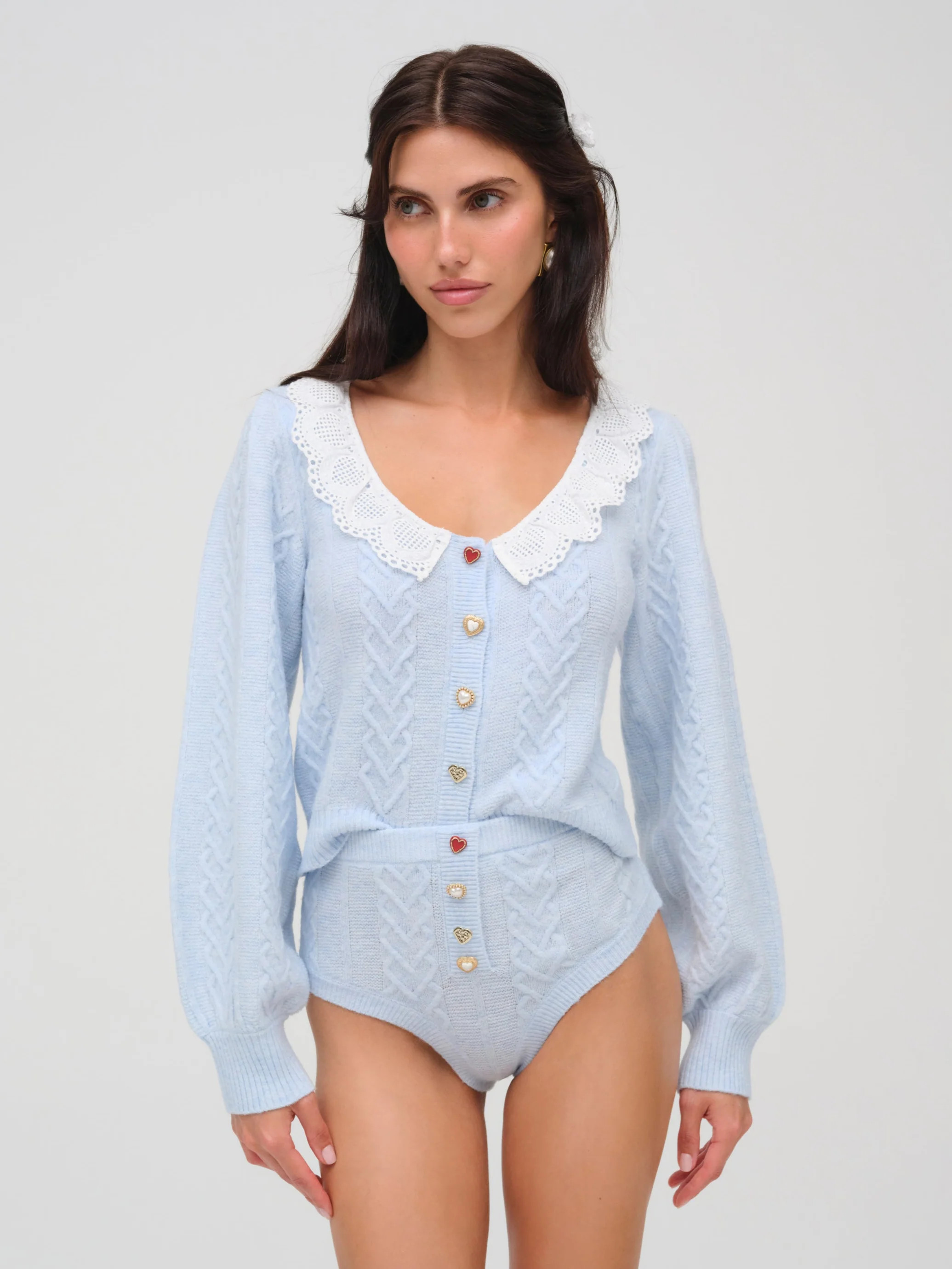 Cupid Cable Knit Cardigan | For Love & Lemons