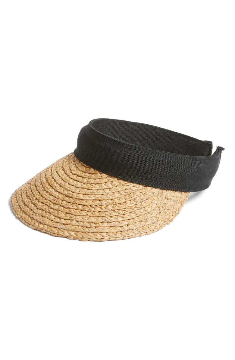 Nordstrom Plaited Straw Visor | Nordstrom | Nordstrom