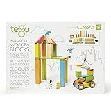 42 Piece Tegu Magnetic Wooden Block Set, Tints | Amazon (US)