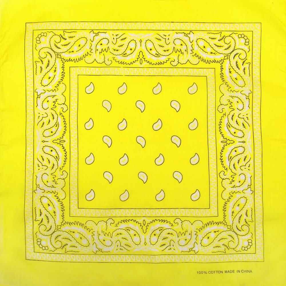 Goodman Design Modetuch Bandana Kopftuch Halstuch Gelb Paisley, aus Baumwolle | OTTO (DE)